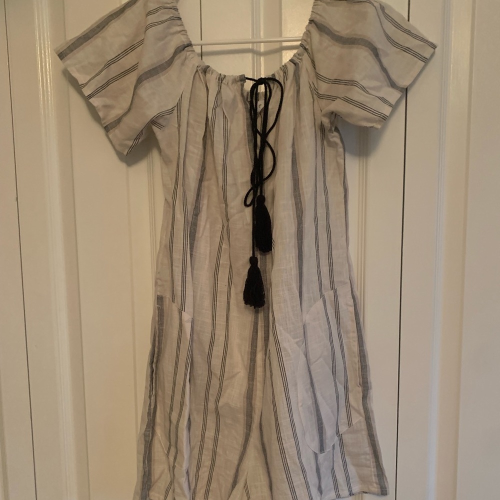 BCBGeneration off the shoulder romper